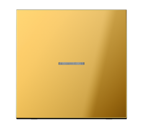 Клавиша для KNX кнопки с окошком, 1 группа; металл; имитация золота  GO101KO5  Jung