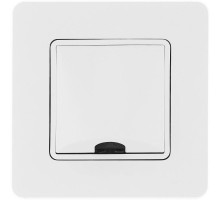 Inspiria Белый Вывод кабеля с зажимом для крепления  673890  Legrand