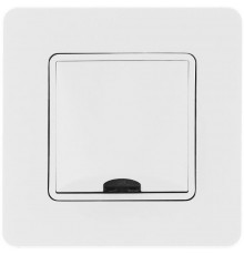 Inspiria Белый Вывод кабеля с зажимом для крепления  673890  Legrand