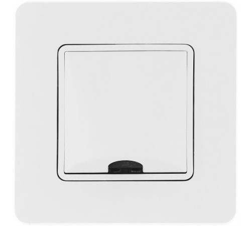 Inspiria Белый Вывод кабеля с зажимом для крепления  673890  Legrand