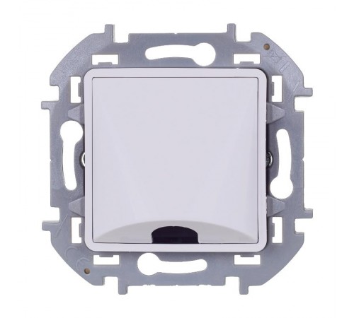 Inspiria Белый Вывод кабеля с зажимом для крепления  673890  Legrand