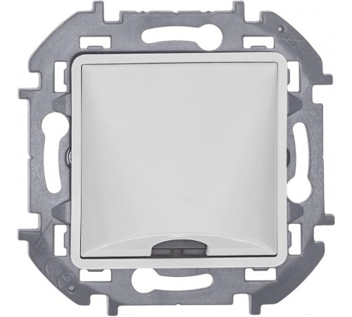 Inspiria Белый Вывод кабеля с зажимом для крепления  673890  Legrand