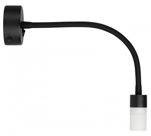 Светильник настенный бра WL 34 BK 3Вт IP20 черный  Б0056393  ЭРА