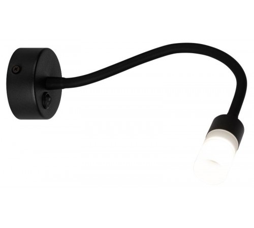 Светильник настенный бра WL 34 BK 3Вт IP20 черный  Б0056393  ЭРА