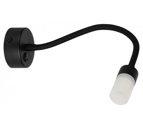 Светильник настенный бра WL 34 BK 3Вт IP20 черный  Б0056393  ЭРА