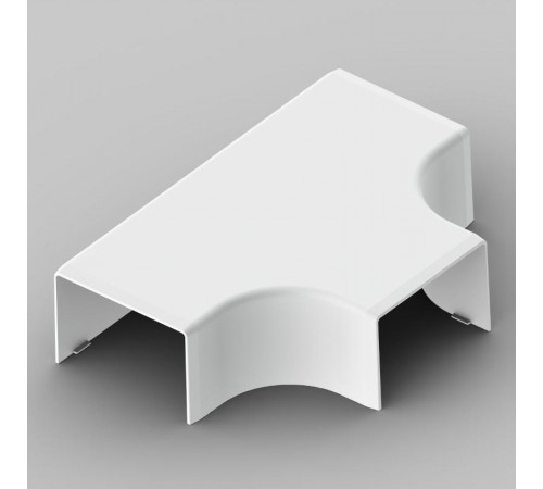 Ответвитель радиусный Т-образный LH 60x40 HF 8654RHF (HB) (Цвет Белый)  8654RHF_HB  Kopos