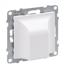 SUNO Вывод кабеля с лицевой панелью. Без клемм. Цвет "Белый"  721142  Legrand