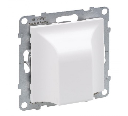 SUNO Вывод кабеля с лицевой панелью. Без клемм. Цвет "Белый"  721142  Legrand