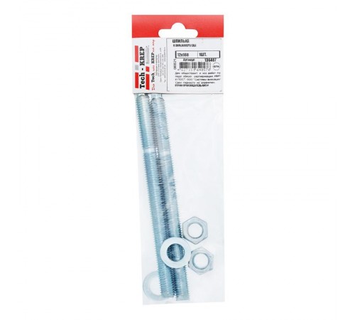 Шпилька к хим. анкеру SKA 12х160 (1 шт) - пакет ( 0,14 кг)  136407  Tech-KREP