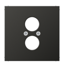 Крышка для 2-х гнезд подключения громкоговорителя; антрацит  AL2962-2AN  Jung
