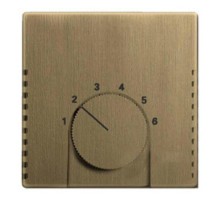 Плата центр. (накладка) для мех. терморегулятора (термостата) 1094 U, 1097 U, серия Династия, Латунь античная  1710-0-4087   2CKA001710A4087  ABB