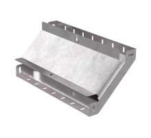 Угол вертикальный внутренний 90 градусов с крышкой Стандарт 400х50   PR16.0601  Промрукав