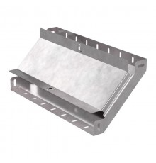 Угол вертикальный внутренний 90 градусов с крышкой Стандарт 400х50   PR16.0601  Промрукав