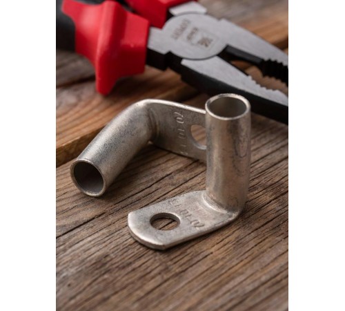 Наконечник медный луженый ТМЛ 70-10-13 (90гр) EKF PROxima  tml-70-10-13-90  EKF