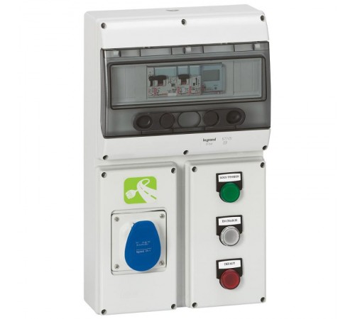 Основа - лицевая панель для розеток 12М 16А Р17 220*125  057705  Legrand