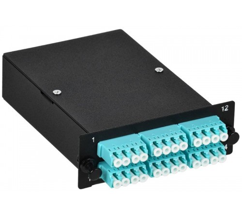 ITK Кассета для кросса ST OM3 MTPf 6хLC-quad (24 ОВ)  FCPS-5003-MTPF-024LCQ  ITK