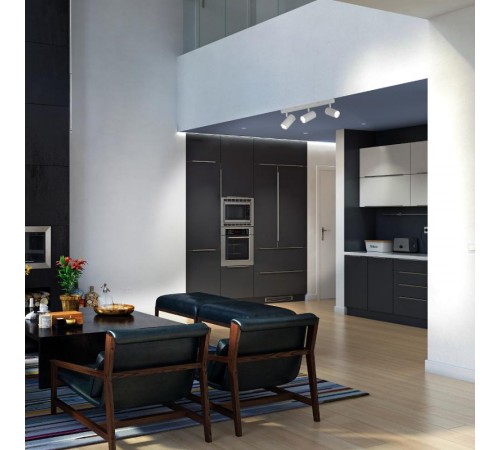 Светильник настенно-потолочный спот OL35-3 WH MR16 GU10 IP20 белый хром  Б0056367  ЭРА