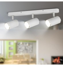 Светильник настенно-потолочный спот OL35-3 WH MR16 GU10 IP20 белый хром  Б0056367  ЭРА