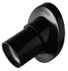 Патрон настенный карболитовый Е27 черный наклонный без наклейки PROxima  LHC-E27-wi  EKF