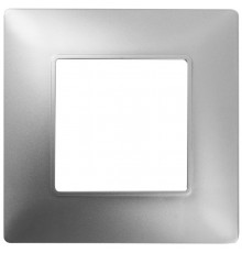 14-5001-03 Рамка на 1 пост, Эра Elegance, алюминий  Б0034383  ЭРА