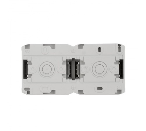 Quteo Серый Блок Выключатель 1-кл+роз с заземлением со шторками IP44  782348  Legrand