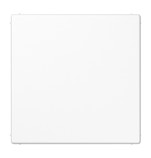 Крышка без отверстий, фиксация защёлкиванием, для произвольных вырезов (либо использование в качестве заглушки), возможно IP44; термопласт; белый; LS9