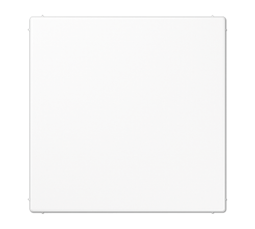 Крышка без отверстий, фиксация защёлкиванием, для произвольных вырезов (либо использование в качестве заглушки), возможно IP44; термопласт; белый; LS9