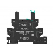 Розетка 24В AC/DC для реле интерфейсного 24В DC, винтовой зажим  SSLNZVA1  SE