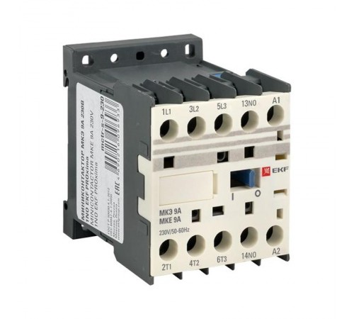 Миниконтактор МКЭ 9А 230В 1NO EKF PROxima  Mctr-s-9-230  EKF