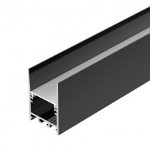 Профиль SL-COMFORT-3551-2000 ANOD BLACK (Arlight, Алюминий)  031730  Arlight