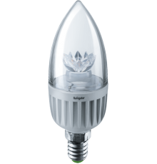 Лампа светодиодная LED 7Вт Е14 230В 2700К NLL-C37-7-230-2.7K-E14-CL свеча прозрачная  71854  Navigator