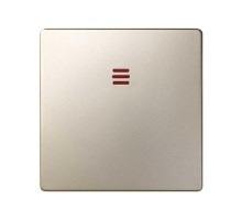 Simon 82 Клавиша для кнопочного выключателя с подсветкой, S82, S82N, шампань  82011-34  Simon