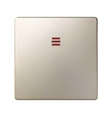 Simon 82 Клавиша для кнопочного выключателя с подсветкой, S82, S82N, шампань  82011-34  Simon