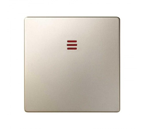 Simon 82 Клавиша для кнопочного выключателя с подсветкой, S82, S82N, шампань  82011-34  Simon