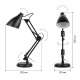 Светильник настольный N-123-Е27-40W-BK черный (12/96)  Б0047197  ЭРА