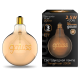 Лампа светодиодная LED Filament G125 E27 2,5W Golden 200lm 2000K 1/20  175802003  Gauss