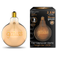 Лампа светодиодная LED Filament G125 E27 2,5W Golden 200lm 2000K 1/20  175802003  Gauss