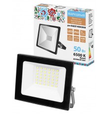 Прожектор СДО-05-050 50 Вт, 4000 лм, 6500 К, 220-240 В, IP65, черный, Народный  SQ0336-0303  TDM