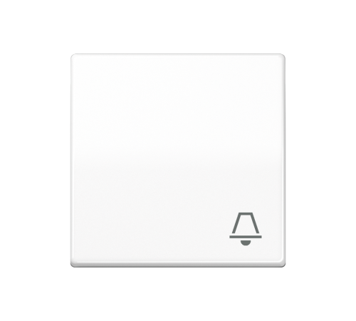 Клавиша для выключателя с символом "звонок"; белая AS591KWW Jung
