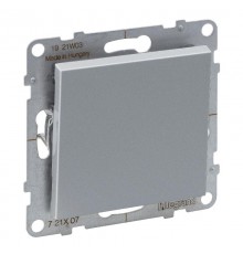 SUNO Переключатель промежуточный 10АХ 250В. Винтовые зажимы. Цвет "Алюминий"  721307  Legrand