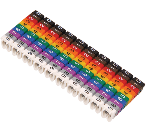 Маркер МКН-"6" голубой 6 мм2 (1000шт/упак)  UMK06-02-6  IEK