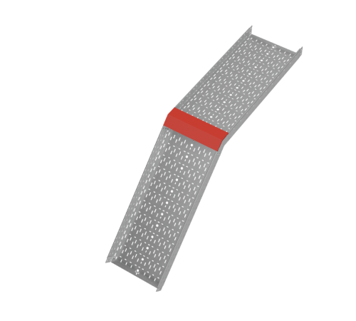 Крышка внеш. верт. угла 45 гр. 500 мм "ПЛЮС" HD  KVLplus45-500 HD   КМ-профиль