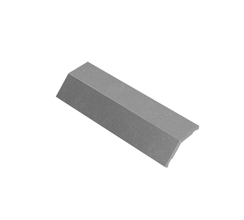 Крышка внеш. верт. угла 45 гр. 500 мм "ПЛЮС" HD  KVLplus45-500 HD   КМ-профиль