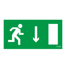 ПЭУ 092 Указатель двери правосторонний (135х260) SIRAH IP65  2502002730  Световые Технологии