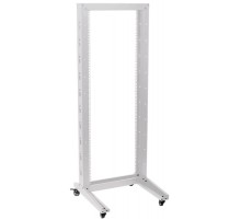 19" однорамная стойка, 32U, 600x600, на роликах, серая  LF35-32U66-1R  ITK
