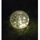 Cветильник садовый декоративный Шар на солнечной батарее, ERASF08-25 20 LED 20 cм  Б0044233  ЭРА