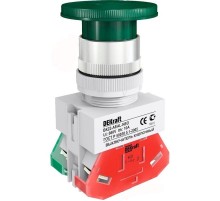 Выкл. кноп. грибок с фикс. AE 22 мм 1НО+1НЗ Цвет:З  25037DEK  DEKraft