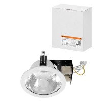 Светильник встраиваемый под лампу ЛВО 05 Downlight 2х20Вт КЛЛ Е27 IP20  SQ0342-0031  TDM