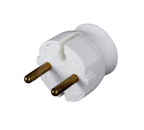 Вилка 2К 16А бел  050183  Legrand