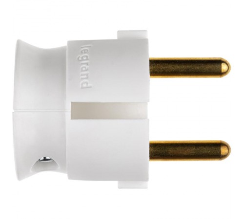 Вилка 2К 16А бел  050183  Legrand